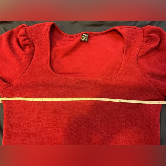 Maroon Dress Size Large - Picture 2 of 5